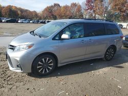 Salvage cars for sale from Copart North Billerica, MA: 2019 Toyota Sienna LE