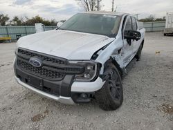 Ford Ranger lar salvage cars for sale: 2024 Ford Ranger Lariat