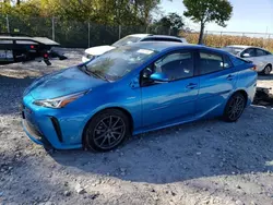 Salvage cars for sale at auction: 2019 Toyota Prius