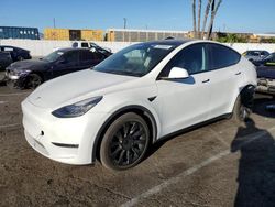 Salvage cars for sale at Van Nuys, CA auction: 2021 Tesla Model Y