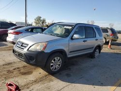 Salvage cars for sale at Pekin, IL auction: 2005 Honda CR-V EX