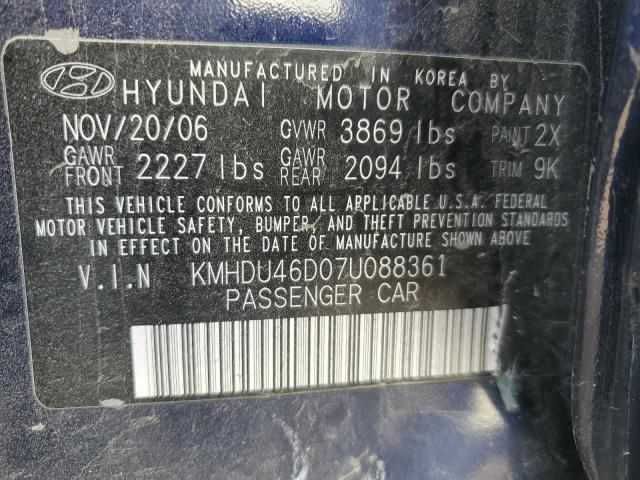 2007 Hyundai Elantra GLS