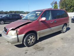 KIA salvage cars for sale: 2003 KIA Sedona EX