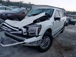 Salvage cars for sale at Spartanburg, SC auction: 2024 Ford F150 Lariat