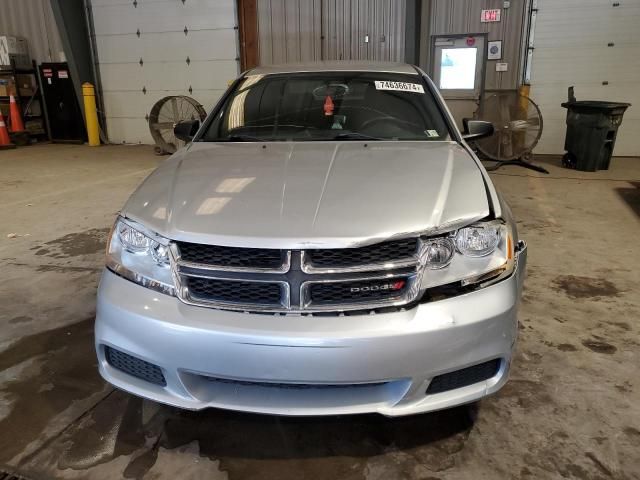 2012 Dodge Avenger SE