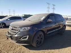 Salvage cars for sale at Elgin, IL auction: 2015 Ford Edge Sport