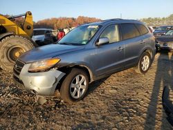 Salvage cars for sale at Windsor, NJ auction: 2009 Hyundai Santa FE SE