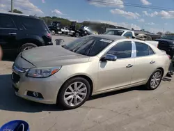 Chevrolet salvage cars for sale: 2015 Chevrolet Malibu 2LT