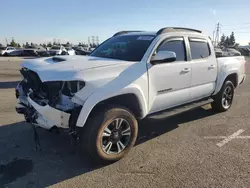 Salvage cars for sale at Rancho Cucamonga, CA auction: 2017 Toyota Tacoma Double Cab