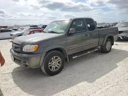 Flood-damaged cars for sale at auction: 2003 Toyota Tundra Access Cab Limited