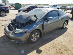 Salvage cars for sale at Tucson, AZ auction: 2013 Honda Civic LX