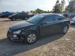 Salvage cars for sale at London, ON auction: 2015 Chevrolet Cruze LT