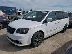 Flood-damaged cars for sale at auction: 2015 Dodge Grand Caravan SXT