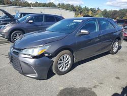 Salvage cars for sale at Exeter, RI auction: 2016 Toyota Camry LE