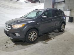 Salvage cars for sale at North Billerica, MA auction: 2018 Ford Escape SE