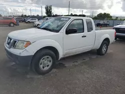 Salvage trucks for sale at Miami, FL auction: 2014 Nissan Frontier S