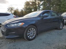 Salvage cars for sale at Waldorf, MD auction: 2015 Ford Fusion S