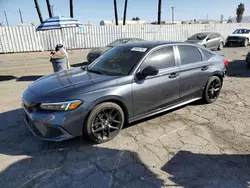 Salvage cars for sale at Van Nuys, CA auction: 2022 Honda Civic Sport