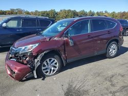 Salvage cars for sale at Exeter, RI auction: 2016 Honda CR-V EXL