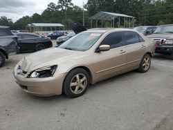 Salvage cars for sale at Savannah, GA auction: 2004 Honda Accord EX