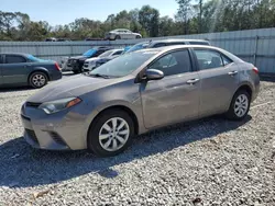 Salvage cars for sale from Copart Augusta, GA: 2016 Toyota Corolla L