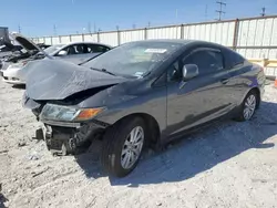 Honda Civic ex salvage cars for sale: 2012 Honda Civic EX