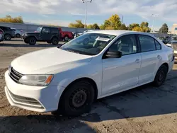 Volkswagen Vehiculos salvage en venta: 2015 Volkswagen Jetta Base