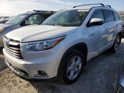 Salvage cars for sale at Riverview, FL auction: 2014 Toyota Highlander Hybrid Limited