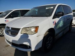 Salvage cars for sale at Grand Prairie, TX auction: 2017 Dodge Grand Caravan SE