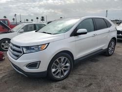 Flood-damaged cars for sale at auction: 2016 Ford Edge Titanium