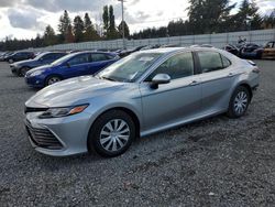 Salvage cars for sale at Graham, WA auction: 2022 Toyota Camry LE