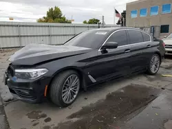 Salvage cars for sale at Littleton, CO auction: 2018 BMW 530XE