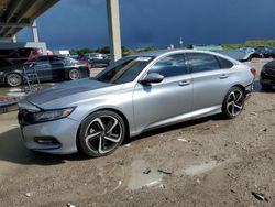 Honda salvage cars for sale: 2018 Honda Accord Sport