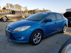 Salvage cars for sale at Spartanburg, SC auction: 2012 Ford Focus SE