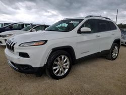 Salvage cars for sale at Arcadia, FL auction: 2016 Jeep Cherokee Limited