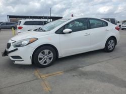 Salvage cars for sale from Copart Grand Prairie, TX: 2016 KIA Forte LX