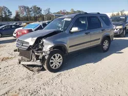 Salvage cars for sale at Spartanburg, SC auction: 2006 Honda CR-V EX