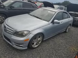 Salvage cars for sale at Riverview, FL auction: 2013 Mercedes-Benz C 250