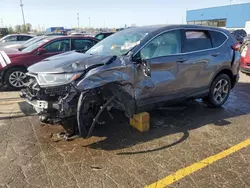 Salvage cars for sale at Woodhaven, MI auction: 2018 Honda CR-V EXL