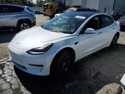 Salvage cars for sale at auction: 2022 Tesla Model 3