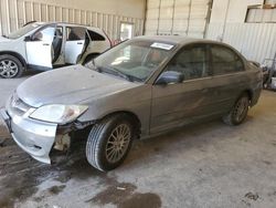 Salvage cars for sale from Copart Abilene, TX: 2005 Honda Civic LX