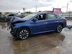 Salvage cars for sale at Chicago Heights, IL auction: 2016 Nissan Sentra S