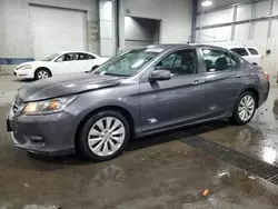 Salvage cars for sale at Ham Lake, MN auction: 2014 Honda Accord EX