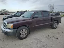 Dodge salvage cars for sale: 2005 Dodge Dakota Quad SLT