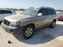 Salvage cars for sale at San Antonio, TX auction: 2006 Toyota Highlander