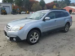 Salvage cars for sale at Mendon, MA auction: 2014 Subaru Outback 2.5I Limited