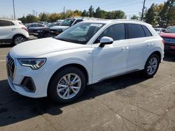 Salvage cars for sale at Denver, CO auction: 2023 Audi Q3 Premium Plus S Line 45