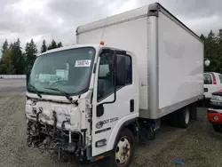 Salvage trucks for sale at Arlington, WA auction: 2019 Isuzu NPR XD