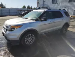 Salvage cars for sale at Vallejo, CA auction: 2012 Ford Explorer XLT