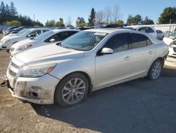 Salvage cars for sale at Bowmanville, ON auction: 2013 Chevrolet Malibu 2LT